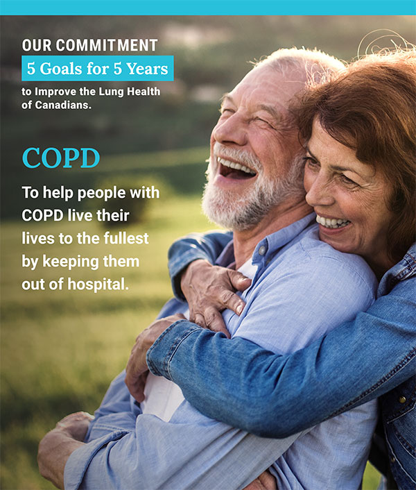 Our COPD goal: to help people with COPD live their lives to the fullest by keeping them out of hospital.